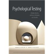 Psychological Testing: Principles, Applications, and Issues