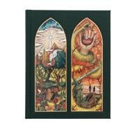 CSB Notetaking Bible, Stained Glass Edition, Emerald Cloth Over Board