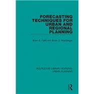 Forecasting Techniques for Urban and Regional Planning