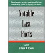 Notable Last Facts,9780976532507