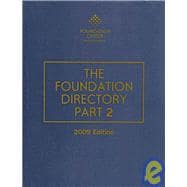 The Foundation Directory 2009, Part II