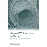 Animal Welfare Law in Britain Regulation and Responsibility