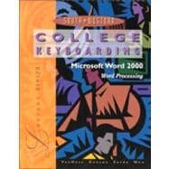 College Keyboarding Microsoft Word 2000, Lessons 61-120 Text/Data Disk Package