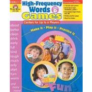 High-Frequency Words Center Games, Level D
