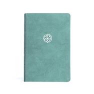 CSB Personal Size Giant Print Bible, Earthen Teal LeatherTouch, Indexed