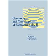 Geometry and Topology of Submanifolds II