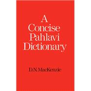 A Concise Pahlavi Dictionary