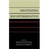 Negotiating Self-determination