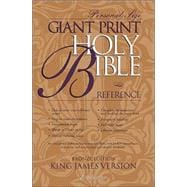KJV Giant Print Reference Bible, Personal Size Bronze Edition