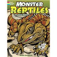 Monster Reptiles A Close-Up Coloring Book