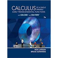 Calculus of a Single Variable Early Transcendental Functions, 7th Edition