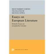 Essays on European Literature/Kritische Essays Zur Europ-Aischen Literatur