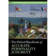 The Oxford Handbook of Accurate Personality Judgment