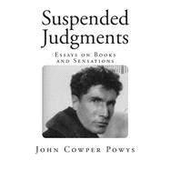 Suspended Judgments