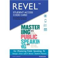 REVEL for Mastering Public Speaking -- Access Card