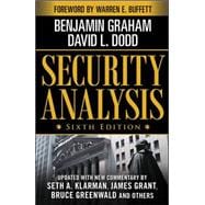 Security Analysis: Sixth Edition, Foreword by Warren Buffett