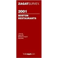 Zagatsurvey 2001 Boston Restaurants