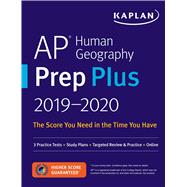 Kaplan AP Human Geography Prep Plus 2019-2020
