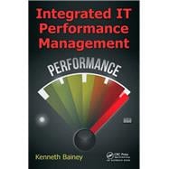 Integrated IT Performance Management book cover, ISBN 9781482242539
