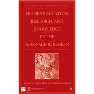 Higher Education, Research, and Knowledge in the Asia-pacific Region
