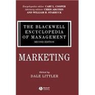 The Blackwell Encyclopedia of Management, Marketing