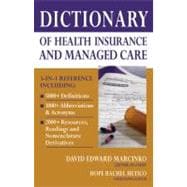 Dictionary of Health Economics and Finance