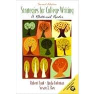 Strategies for College Writing A Rhetorical Reader