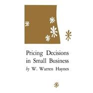 Pricing Decisions in Small Business