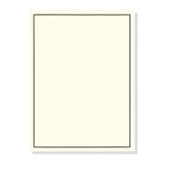 Black & Cream Letter-Perfect Stationery