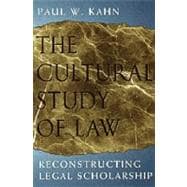The Cultural Study of Law