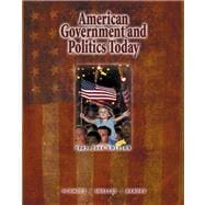 American Government and Politics Today With Infotrac (Book with CD-ROM)