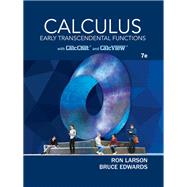 Student Solutions Manual for Larson/Edwards' Calculus of a Single Variable:  Early Transcendental Functions, 2nd