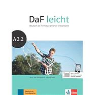 DaF leicht A2.2 Kurs- und Übungsbuch + DVD-ROM (Textbook/Workbook with DVD-ROM)