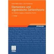 Elementare Und Algebraische Zahlentheorie