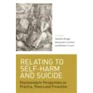 Relating to Self-Harm and Suicide: Psychoanalytic Perspectives on Practice, Theory and Prevention