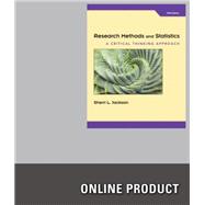 Research Tutor for Jackson's Research Methods and Statistics: A Critical Thinking Approach, 5th Edition, [Instant Access], 1 term (6 months)