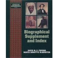 Biographical Supplement and Index