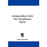 Antignostikus Geist Des Tertullianus