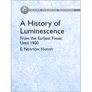 A History of Luminescence From the Earliest Times Until 1900