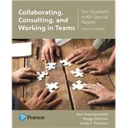 Collaborating, Consulting and Working in Teams for Students with Special Needs