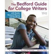 The Bedford Guide for College Writers,9781319192594