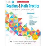 Reading & Math Practice: Grade 3 200 Teacher-Approved Practice Pages to Build Essential Skills