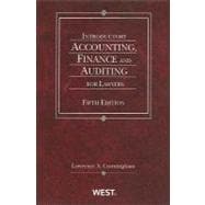 Introductory Accounting, Finance and Auditing for Lawyers