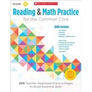 Reading & Math Practice: Grade 4 200 Teacher-Approved Practice Pages to Build Essential Skills