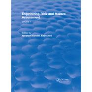 Engineering Risk and Hazard Assessment: Volume I