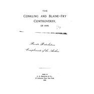 The Conkling and Blaine-fry Controversy in 1866