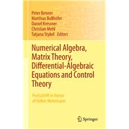 Numerical Algebra, Matrix Theory, Differential-Algebraic Equations and Control Theory