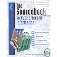 The Sourcebook to Public Record Information