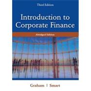 Introduction to Corporate Finance What Companies Do, Abridged Edition (with Economic CourseMate with eBook Printed Access Card and Thomson ONE Business School Edition 6-month Printed Access Card)