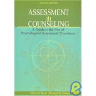 Assessment in Counseling : A Guide to the Use of Psychological Assessment Procedures,9781556202612